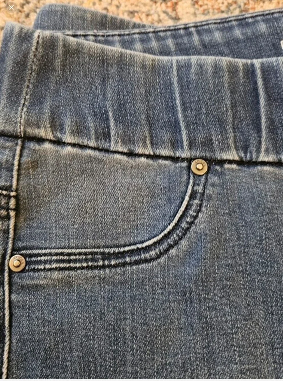 Chico's Classic Pull On Bootcut Jegging Skinny Jeans 00